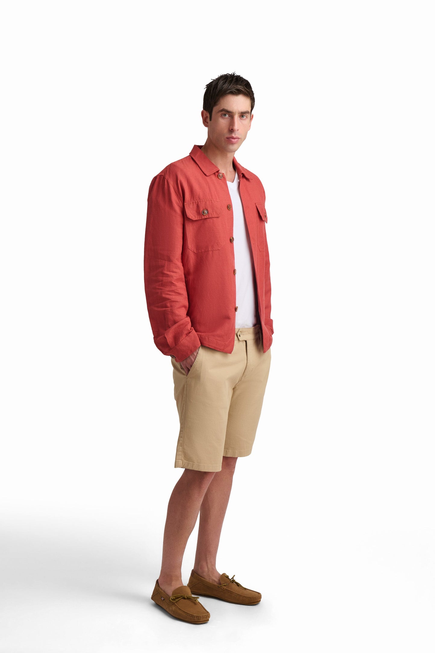 Rust Utility Shirt Jacket