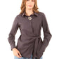 Chic Wrapped Cotton Shirt