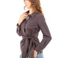 Chic Wrapped Cotton Shirt
