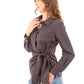 Chic Wrapped Cotton Shirt