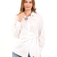 Chic Wrapped Cotton Shirt