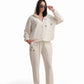 Cream Petal Zip Jacket