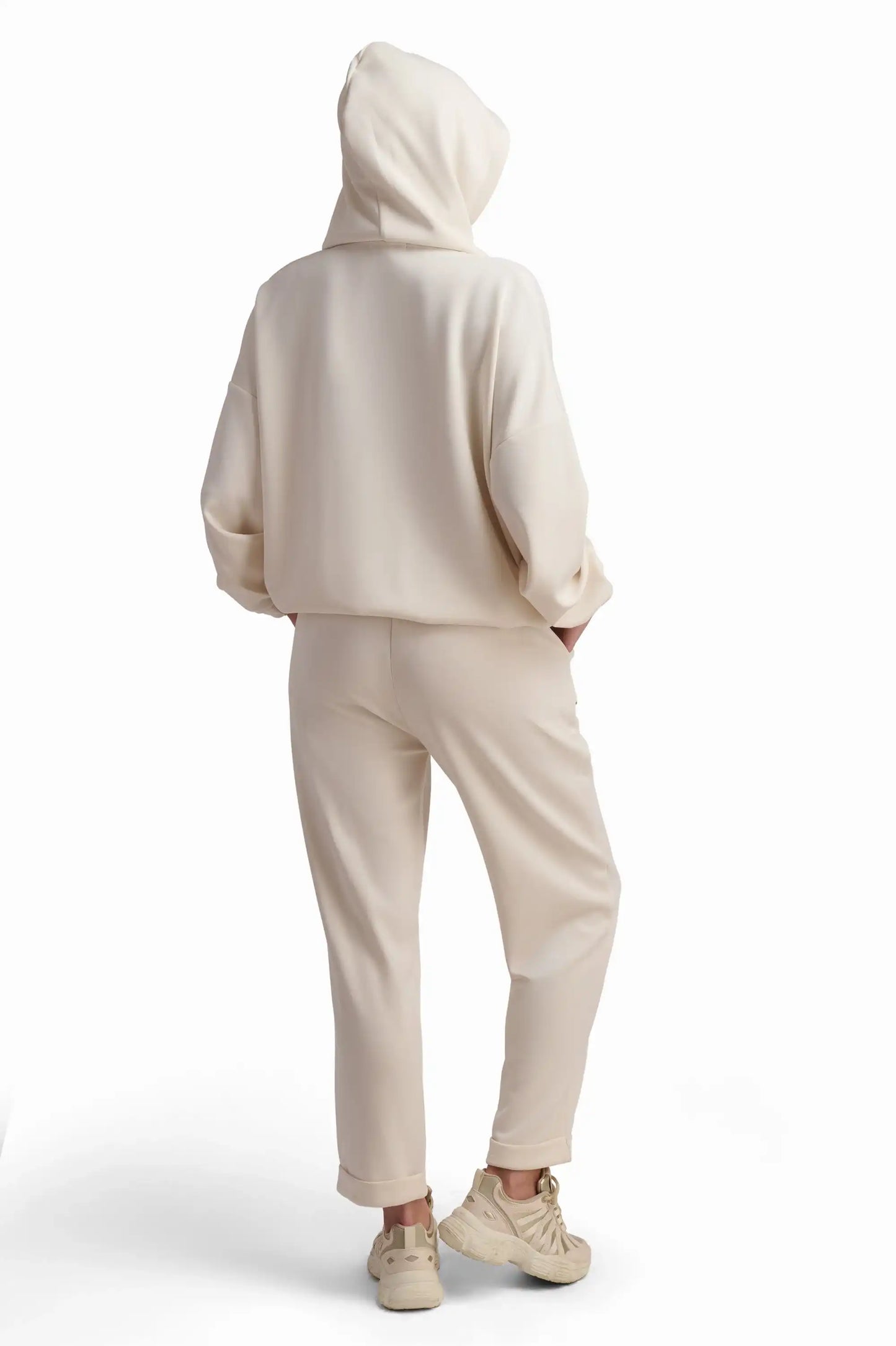 Cream Petal Zip Jacket