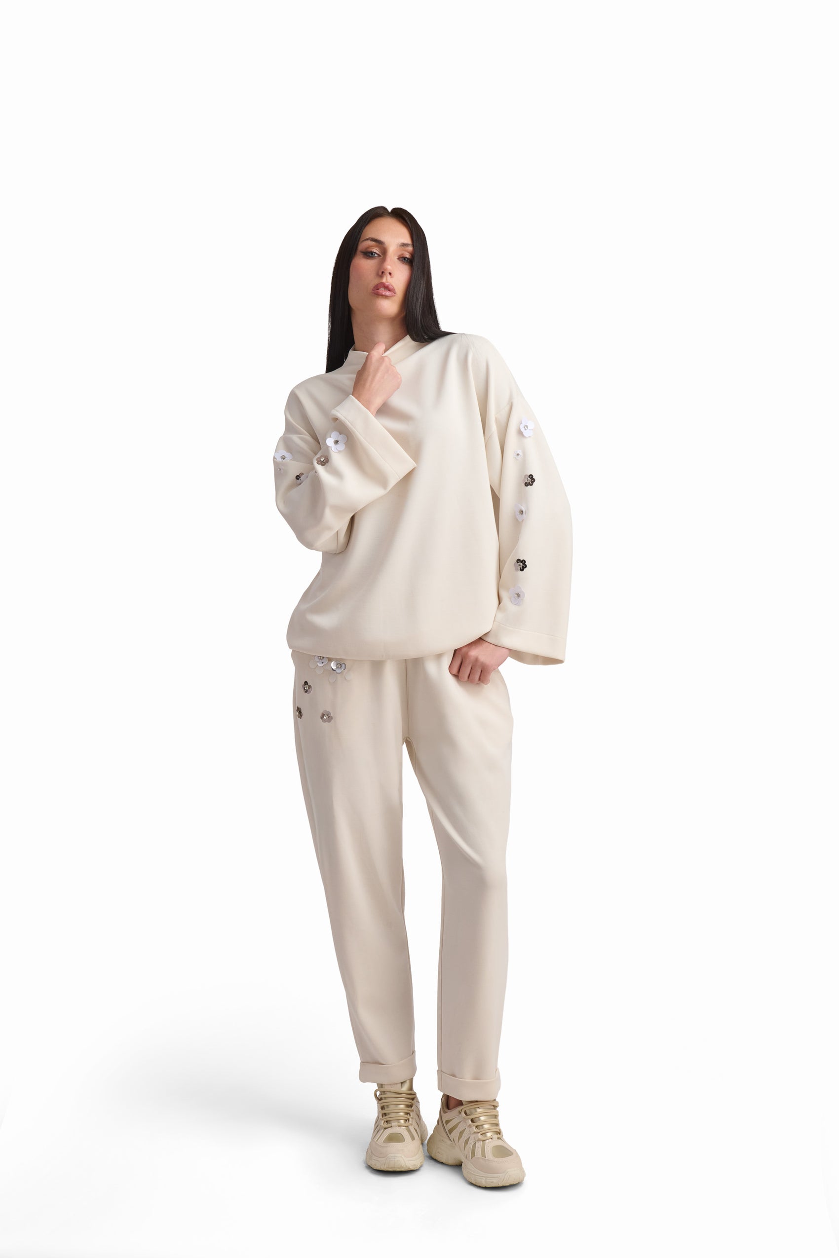 Cream Ease Relaxed Top