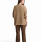 Soft Neutral Open Cardigan