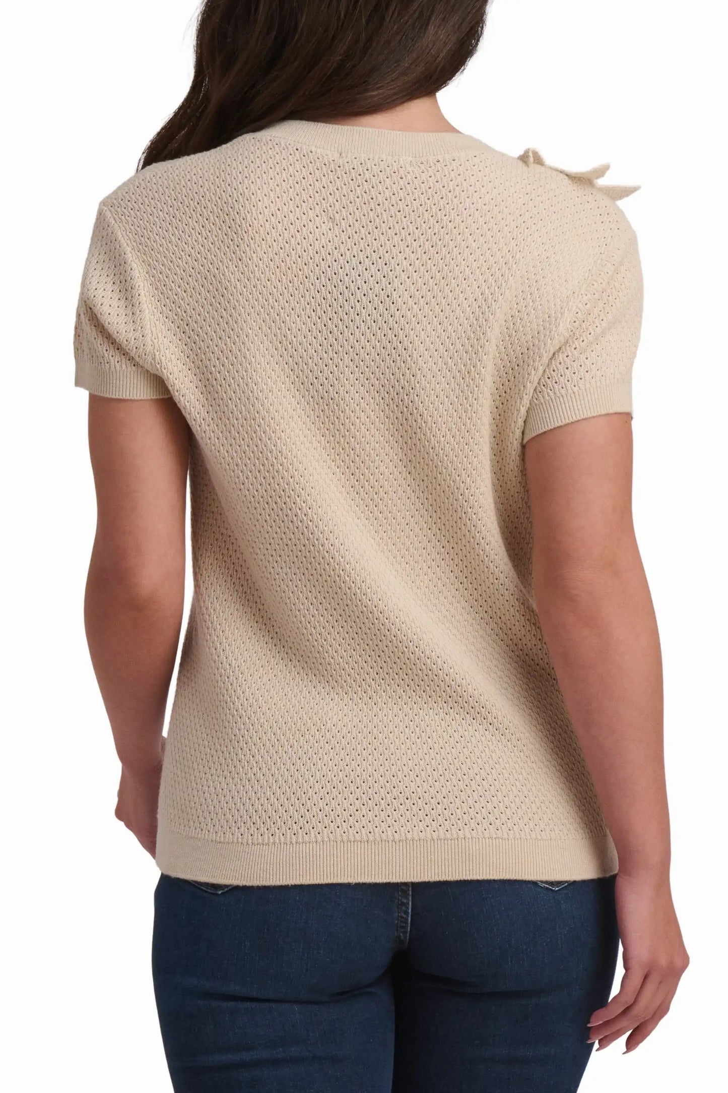 Nude Petal Textured Knit