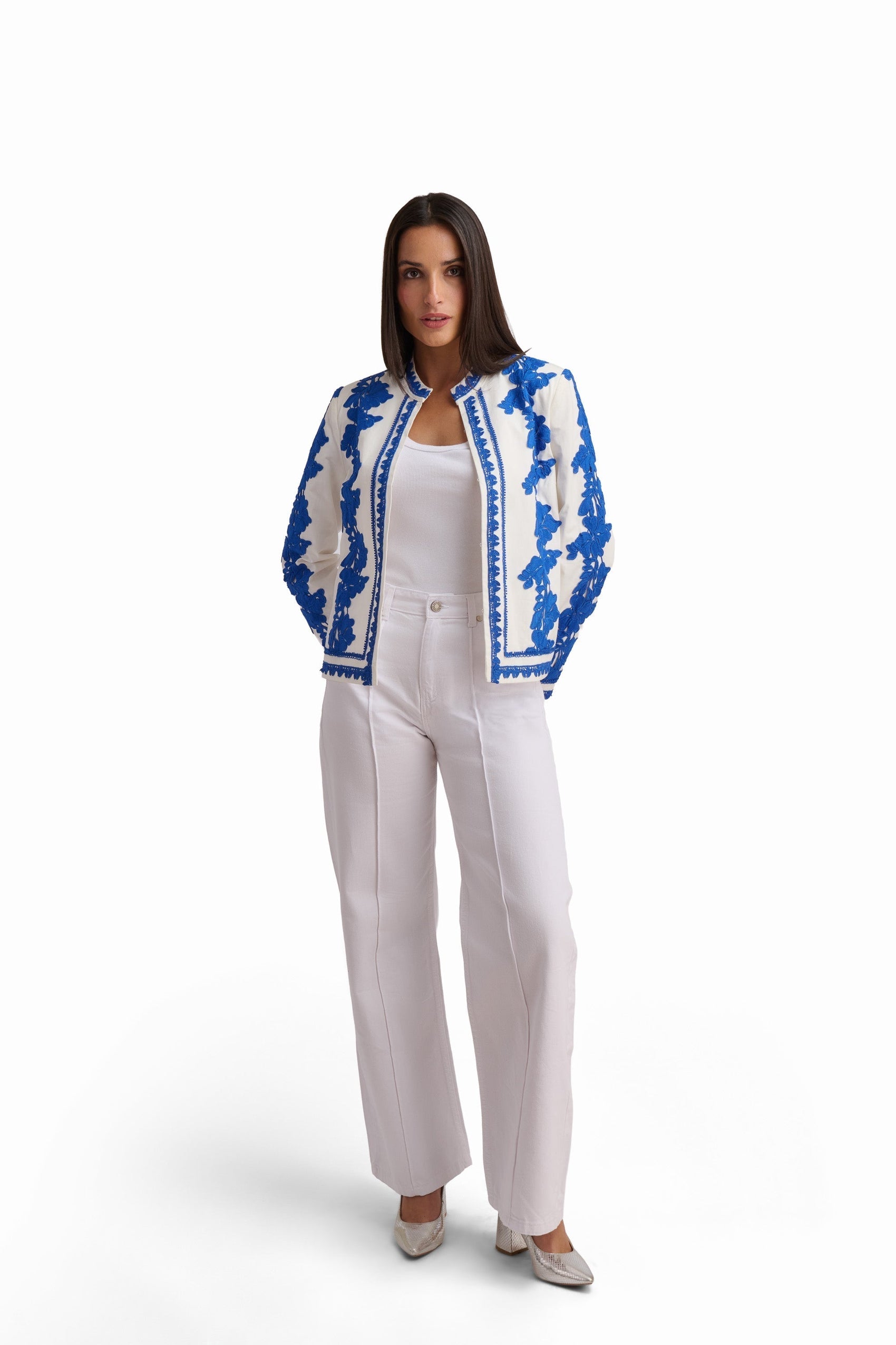 Artisan Royal Blue Embroidered Jacket