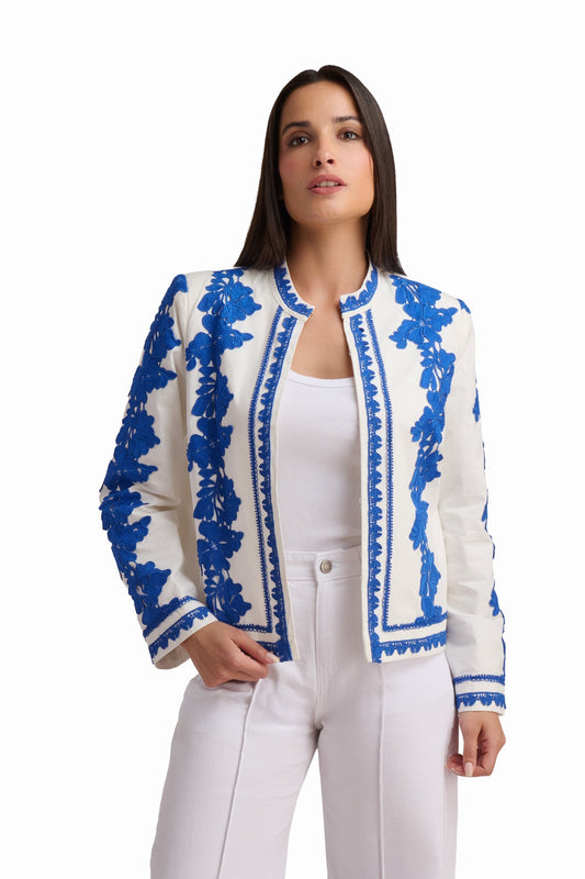 Artisan Royal Blue Embroidered Jacket