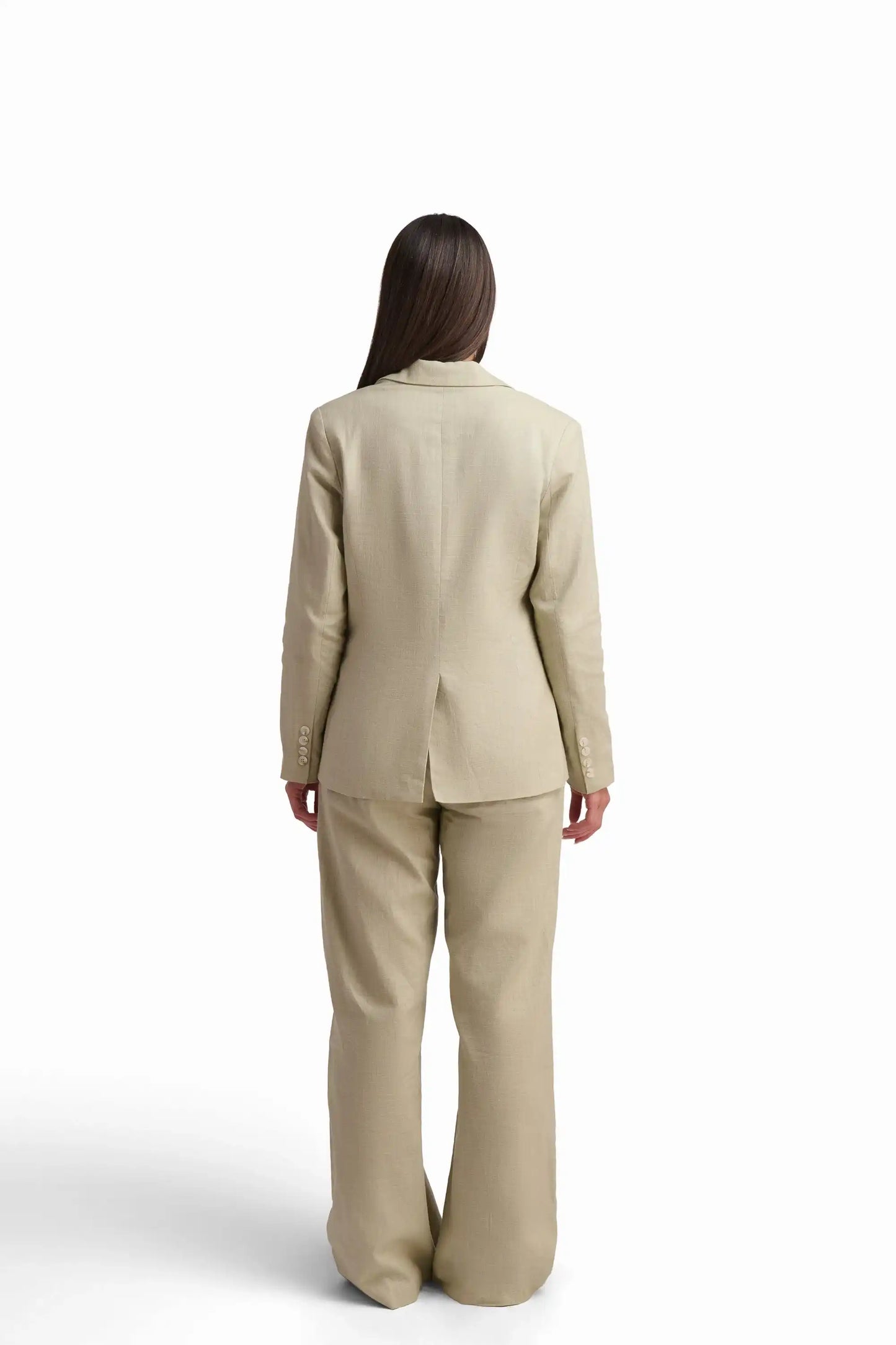 Elegant Linen Blend Blazer