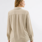 Minimalist Longline Shirt - Beige