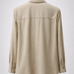 Minimalist Longline Shirt - Beige