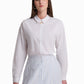 White Cotton Buttoned Shirt