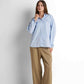 Cotton Buttoned Shirt - Baby Blue