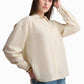 Cream Cotton-Linen Shirt