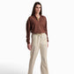 Cream Cotton-Linen Shirt