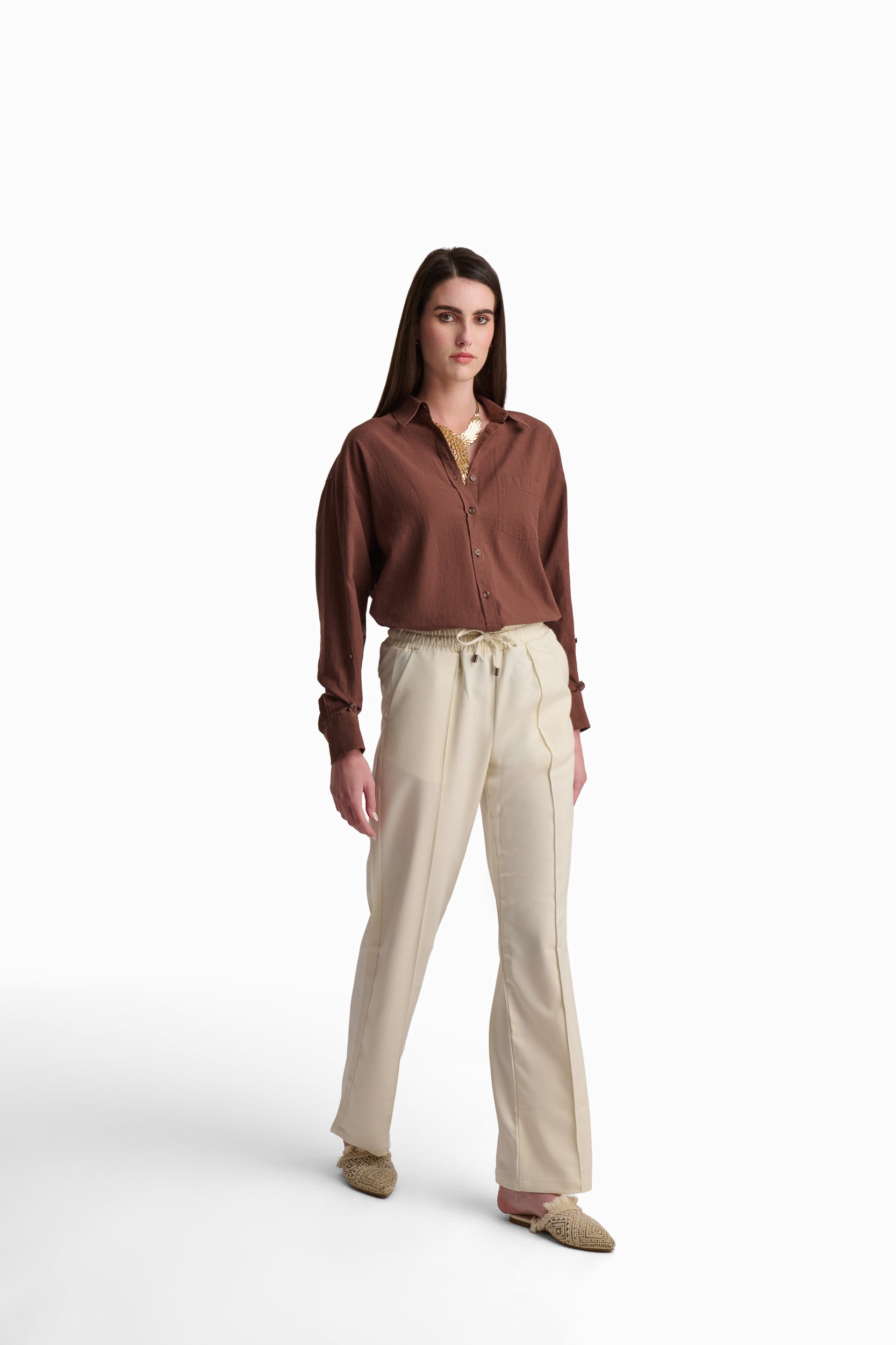 Mocha Muse Relaxed Shirt