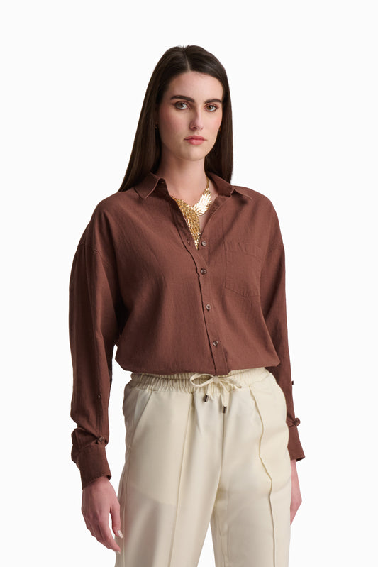 Mocha Muse Relaxed Shirt
