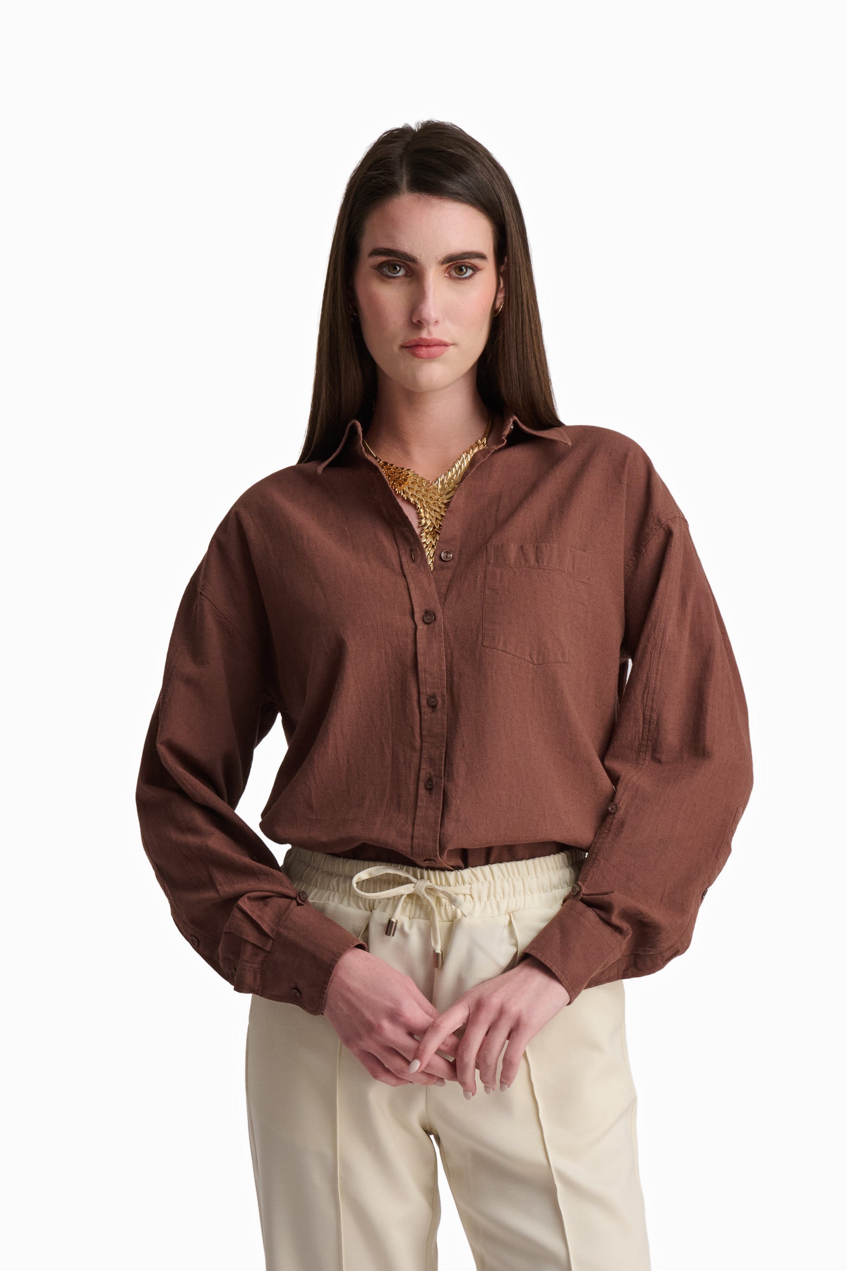 Mocha Muse Relaxed Shirt