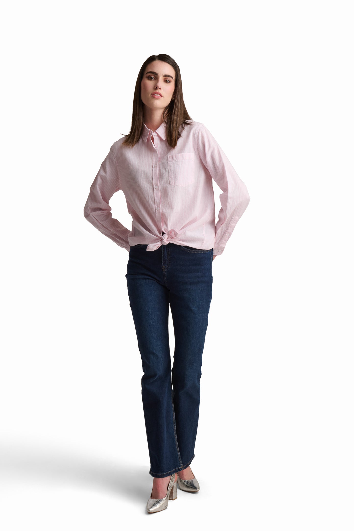 Pink Stripe Classic Shirt