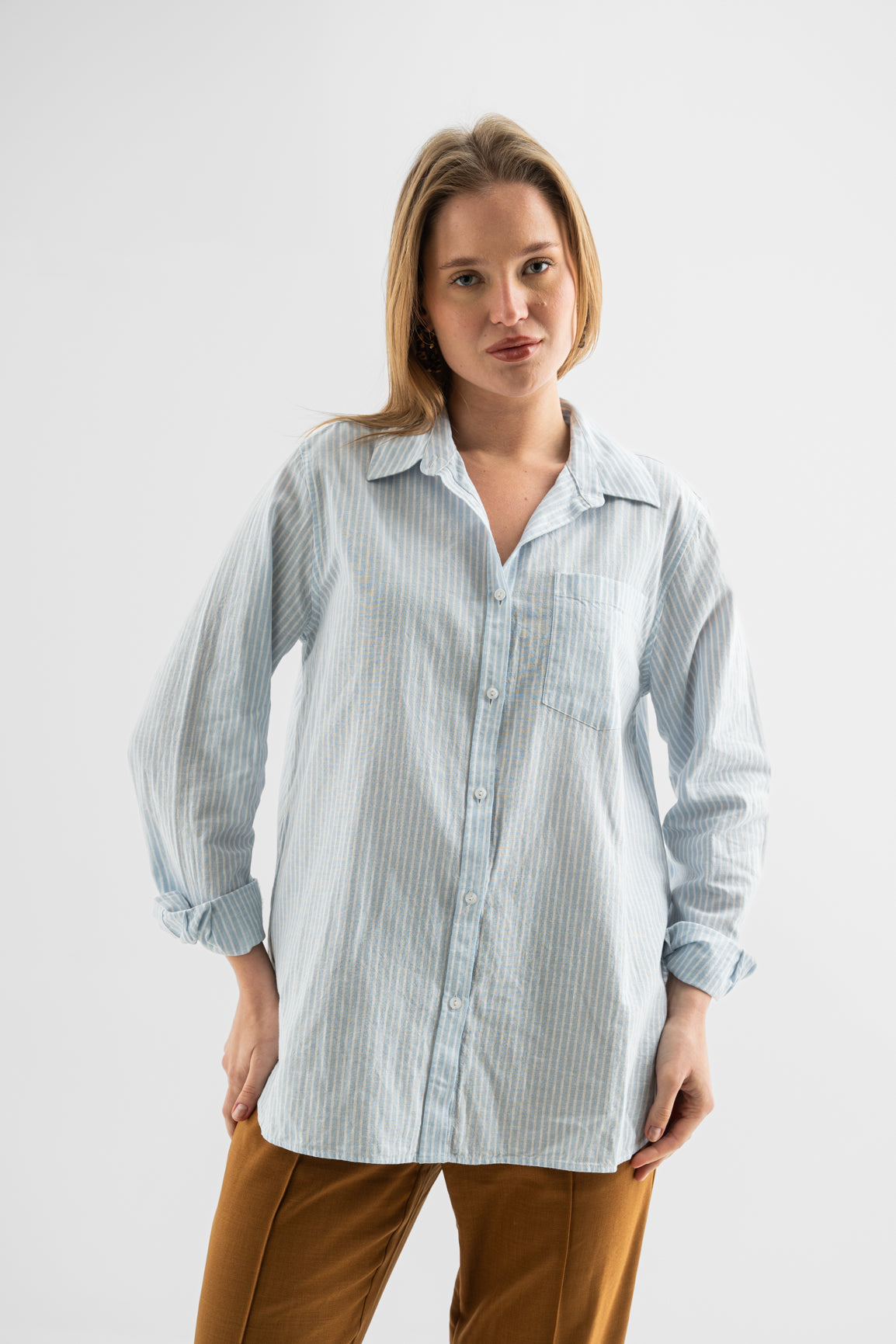 Pink Stripe Classic Shirt