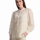 Victorian-Inspired Scalloped Eyelet Blouse