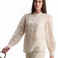 Victorian-Inspired Scalloped Eyelet Blouse