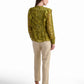 Golden Baroque Ruffle Blouse