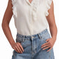 Soft Ivory Feminine Blouse