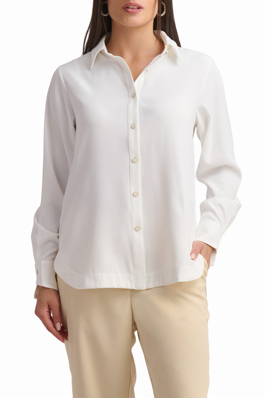 White Button-Up Shirt
