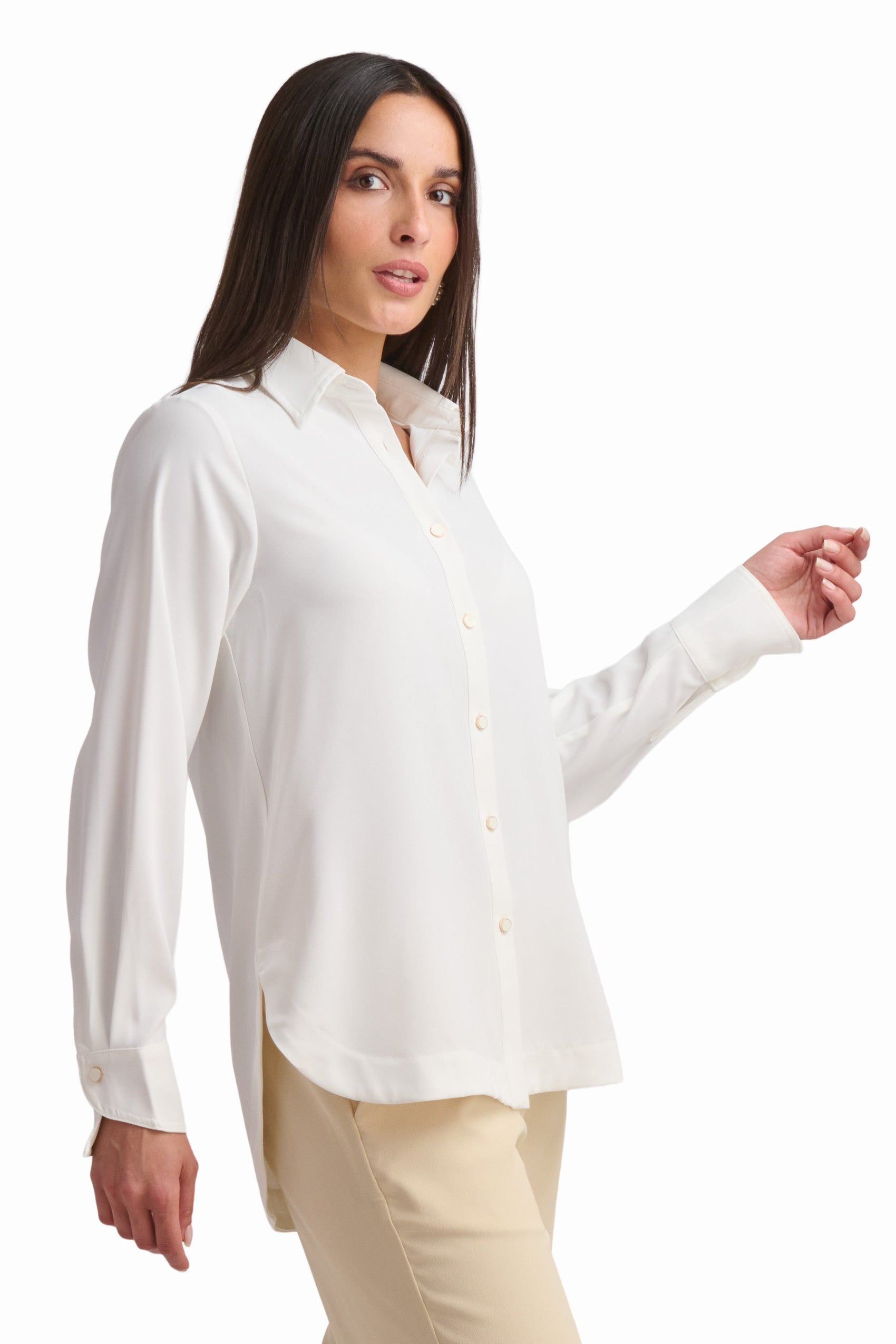 White Button-Up Shirt
