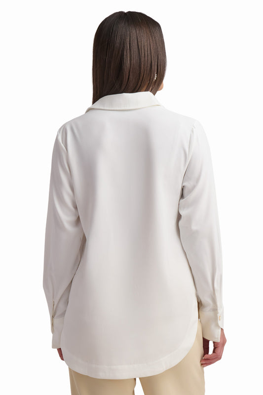 White Button-Up Shirt
