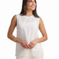Soft Ivory Sleeveless Top