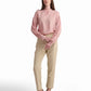 Blush Pink Blouse with Lace Detail