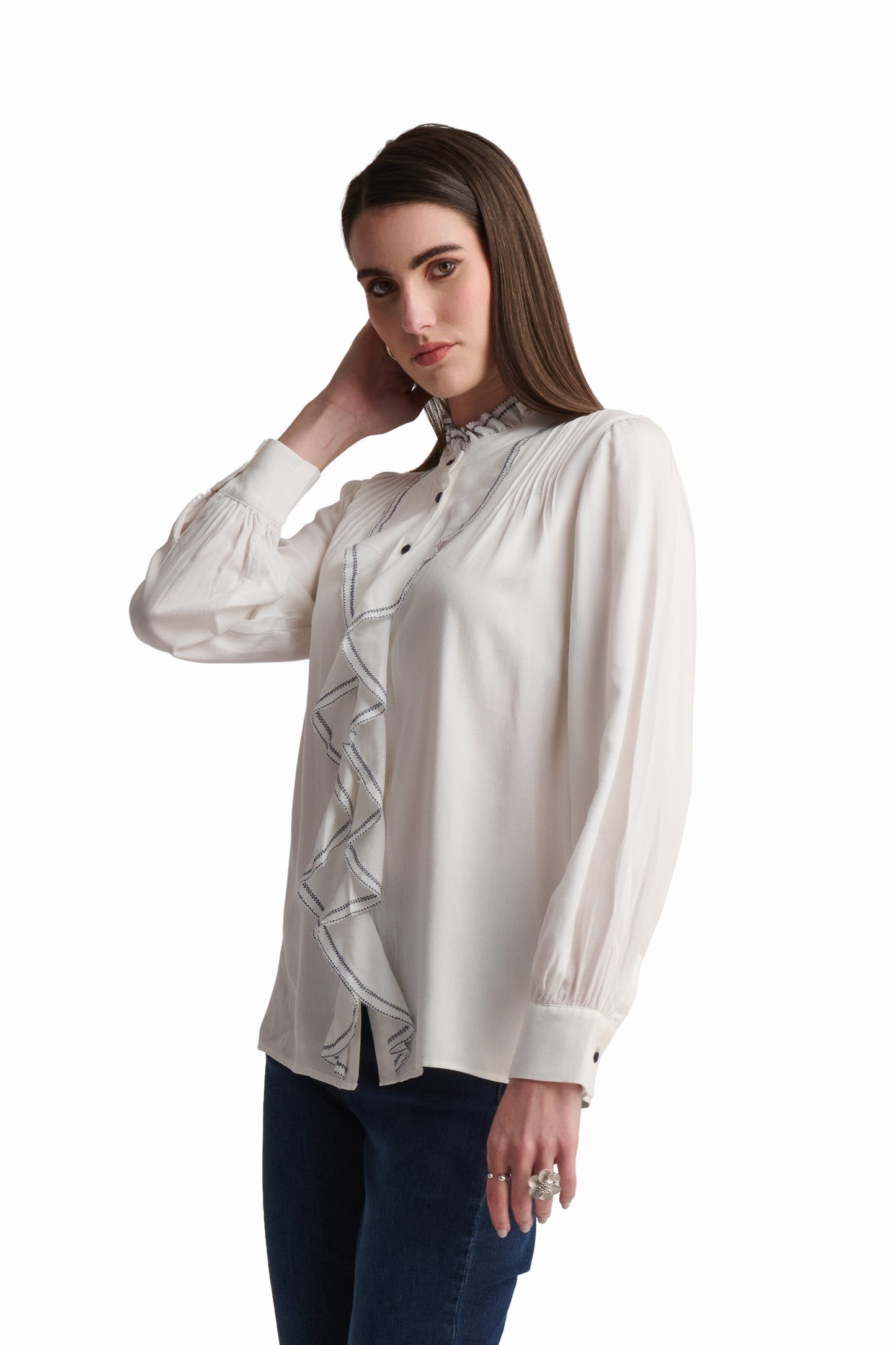 Pearl Cascade Blouse