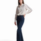 White Shirt With Contrast Stripe Detailing