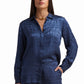 Deep Blue Textured Shirt