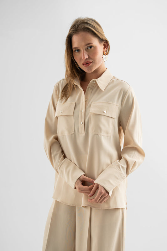 بلوزة بيج بتصميم عملي