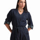 Belted Denim Wide-Leg Jumpsuit