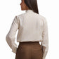 Cream Blouse with Metallic Dots