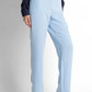 Tailored High-Waist Pants - Light Blue