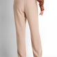 Tailored High-Waist Pants - Mocha
