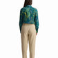 Royal Blue Straight-Leg Pants