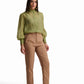 Royal Blue Straight-Leg Pants