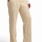 Beige High-Waisted Wide-Leg Trousers