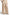 Beige Wide-Leg Pleated Trousers