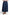 Indigo Button-Front Denim Maxi Skirt