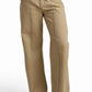 Beige Denim Wide-Leg Jeans