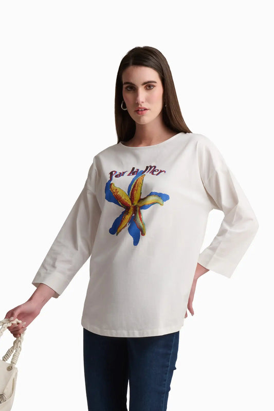 Starfish Print Jersey T-Shirt