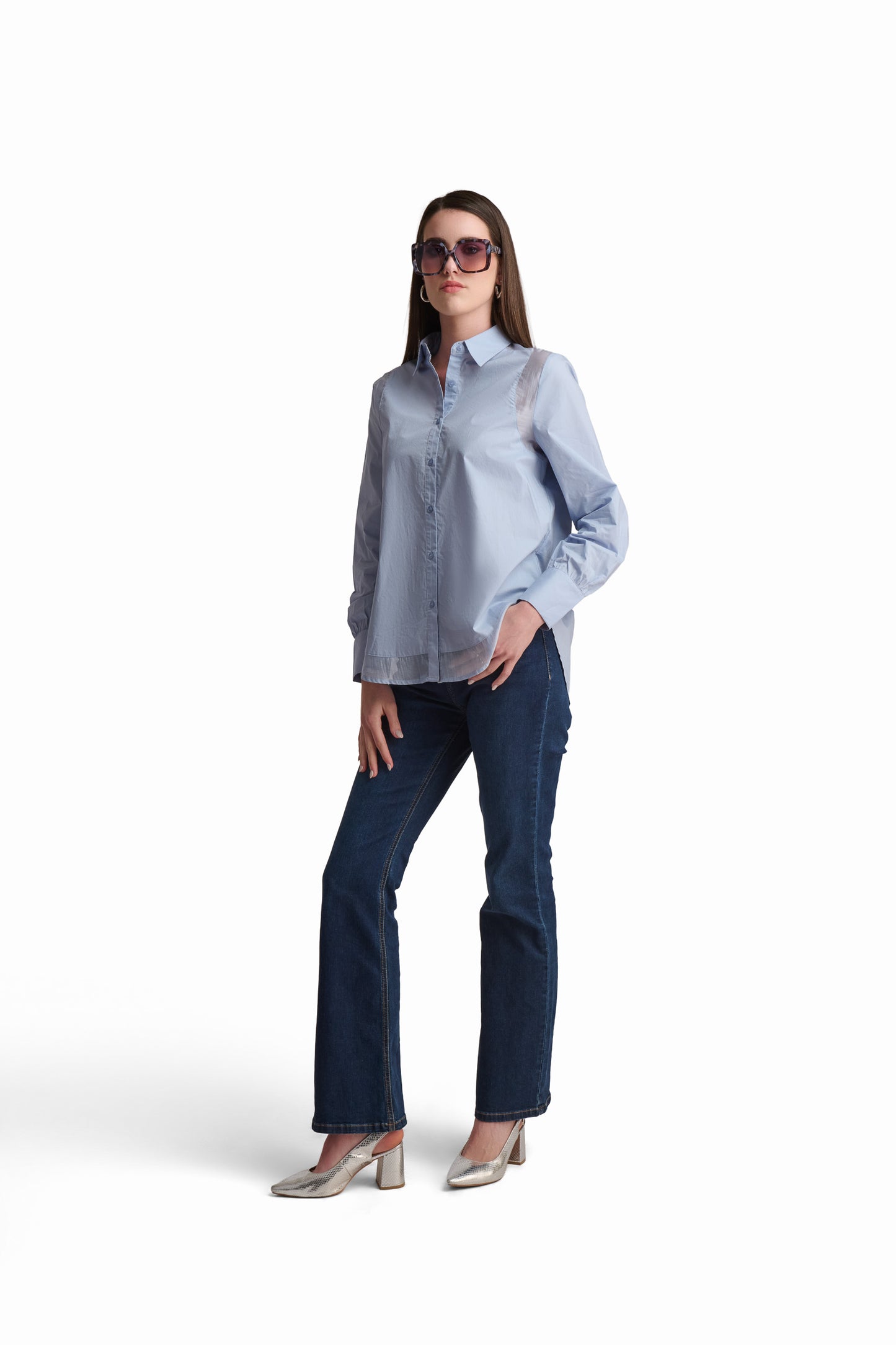 Blue Cotton Shirt