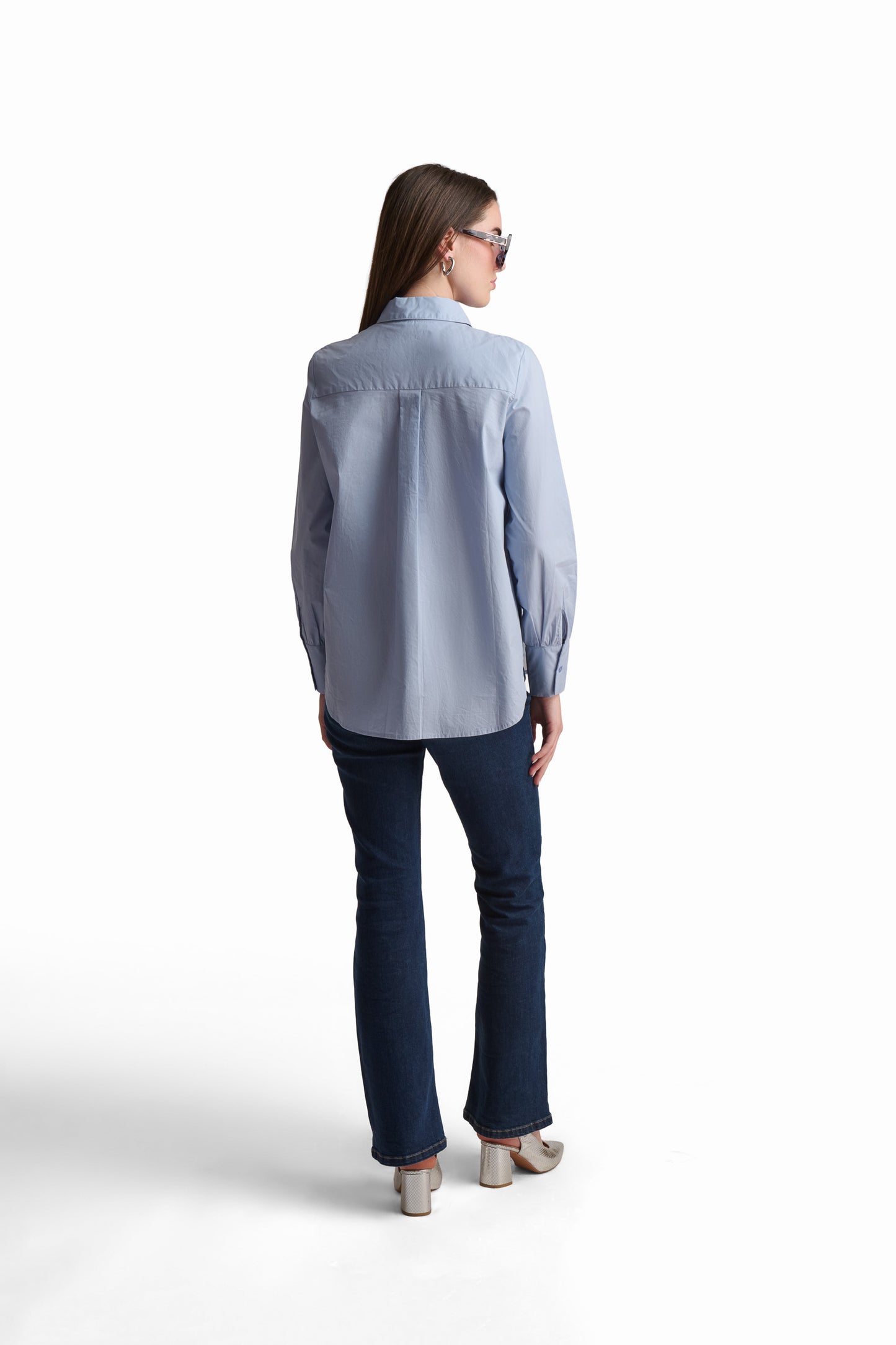 Blue Cotton Shirt